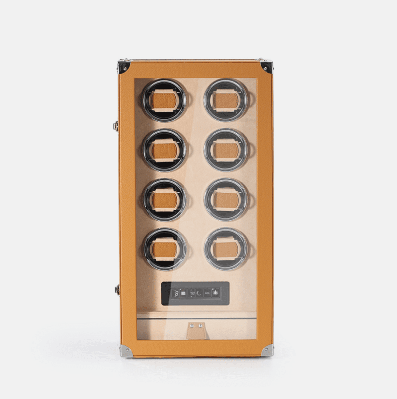 8 Piece Automatic Watch Winder with Storage