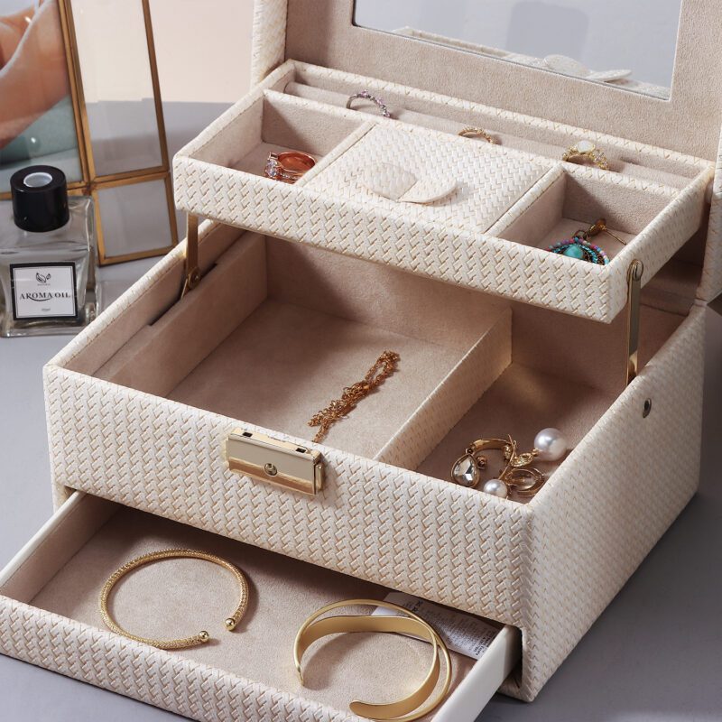 Medium Jewelry Case with Drawer