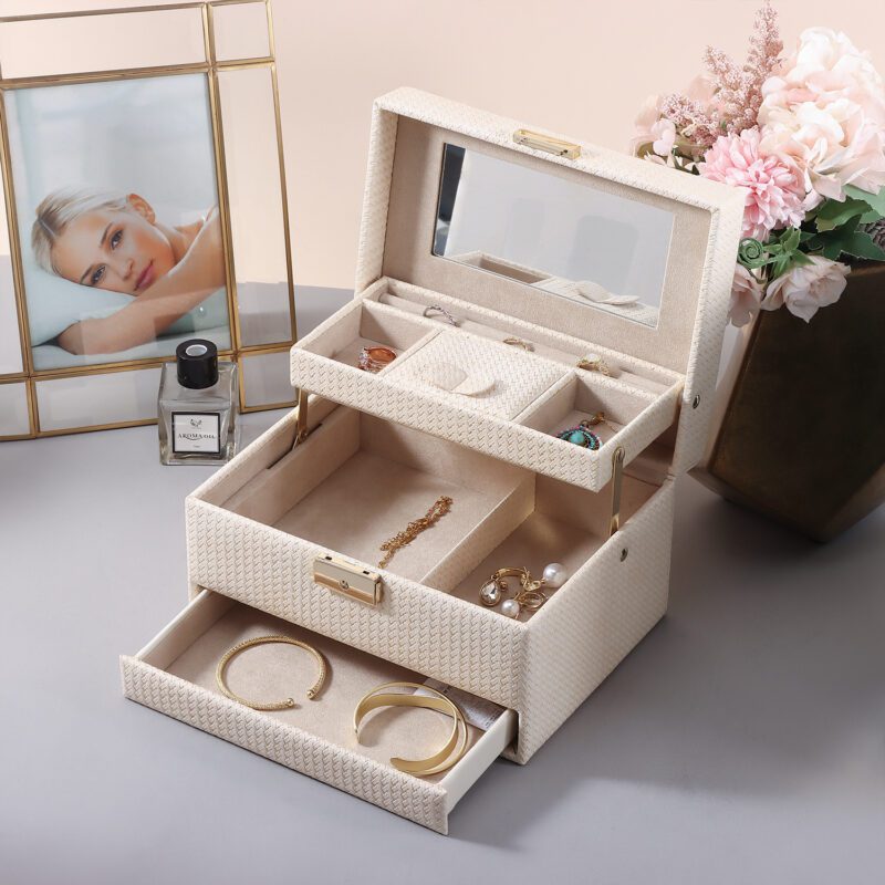 Medium Jewelry Case with Drawer