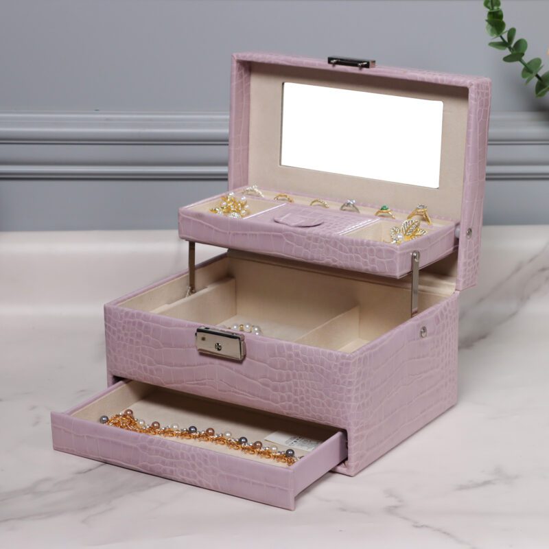 Medium Jewelry Case with Drawers