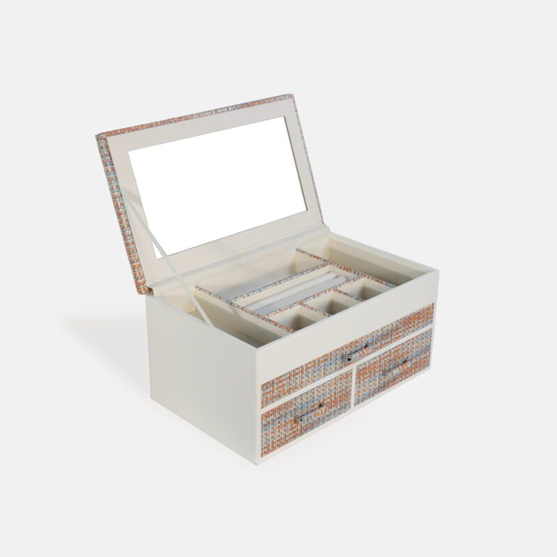 Large Jewelry Box with Drawers