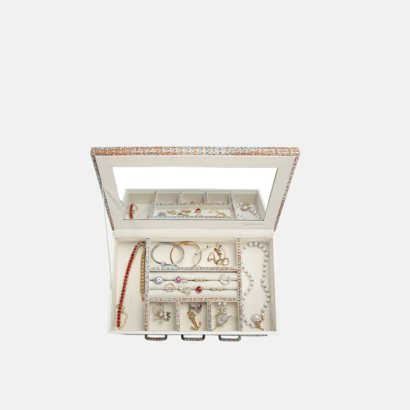 Large Jewelry Box with Drawers