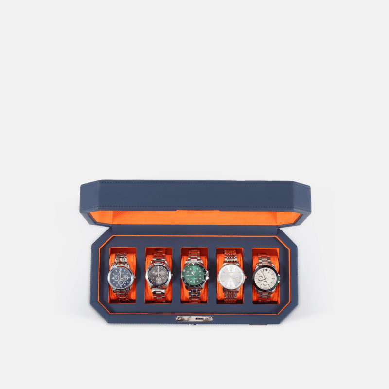 5 Piece Watch Box with Storage