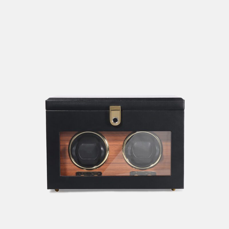 Double Automatic Watch Winder with Storage
