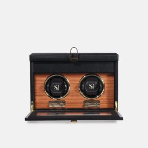 Double Automatic Watch Winder with Storage