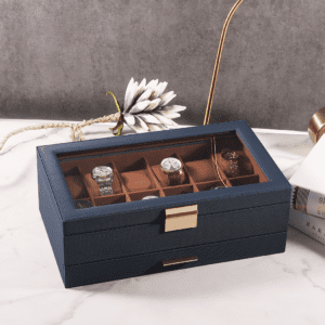 12 Piece Watch Box with Drawer