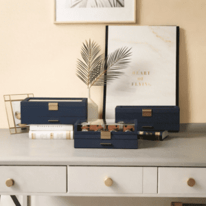 10 Piece Watch Box with Drawer