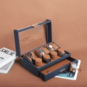 10 Piece Watch Box with Drawer