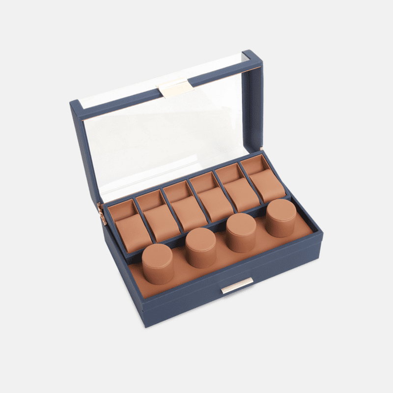 10 Piece Watch Box with Drawer