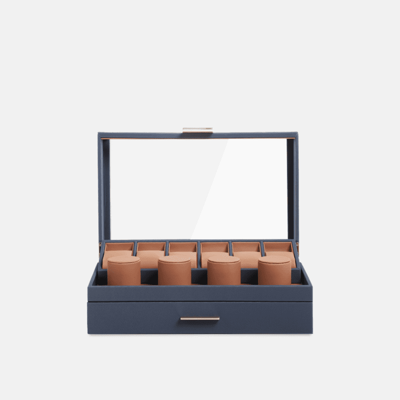 10 Piece Watch Box with Drawer