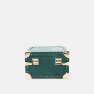 Green Double Watch Box Crocodile Print Leather Case Series