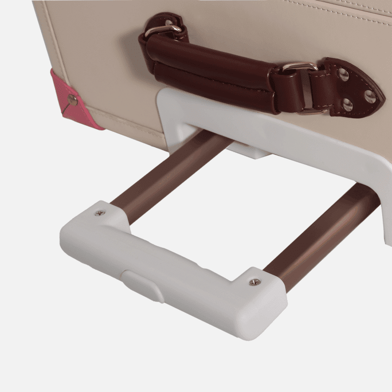 360° Spinner Colorful Leather Travel Trunk