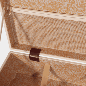 360° Spinner Colorful Leather Travel Trunk