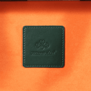 Medium Lime Green Chessboard PU Leather Trunk