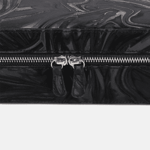 Travel Pattern Leather Zip Watch Case