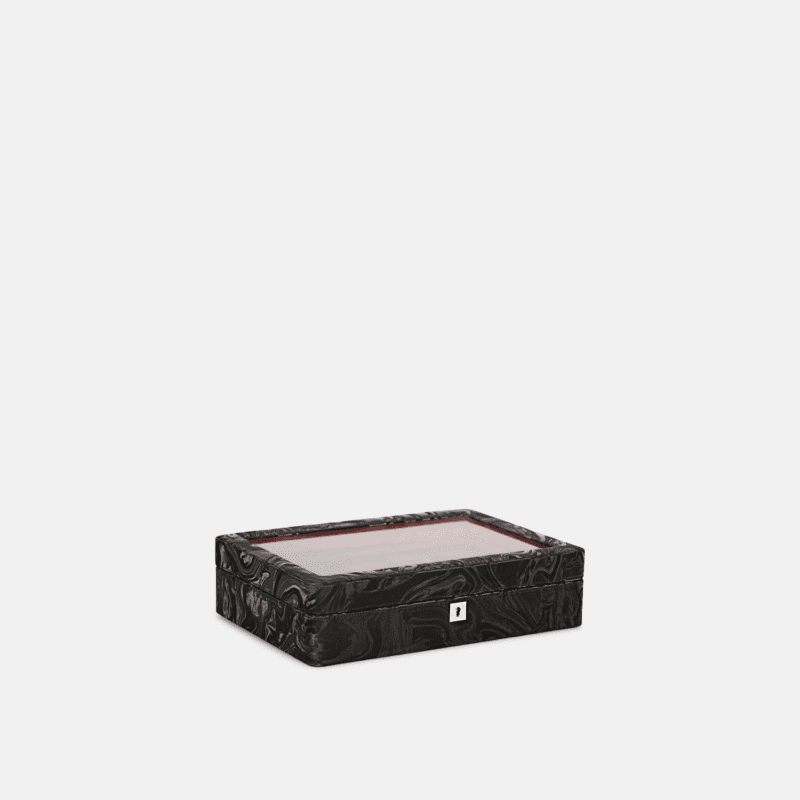10 Piece Pattern Leather Watch Box