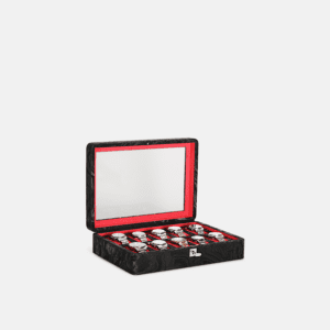 10 Piece Pattern Leather Watch Box