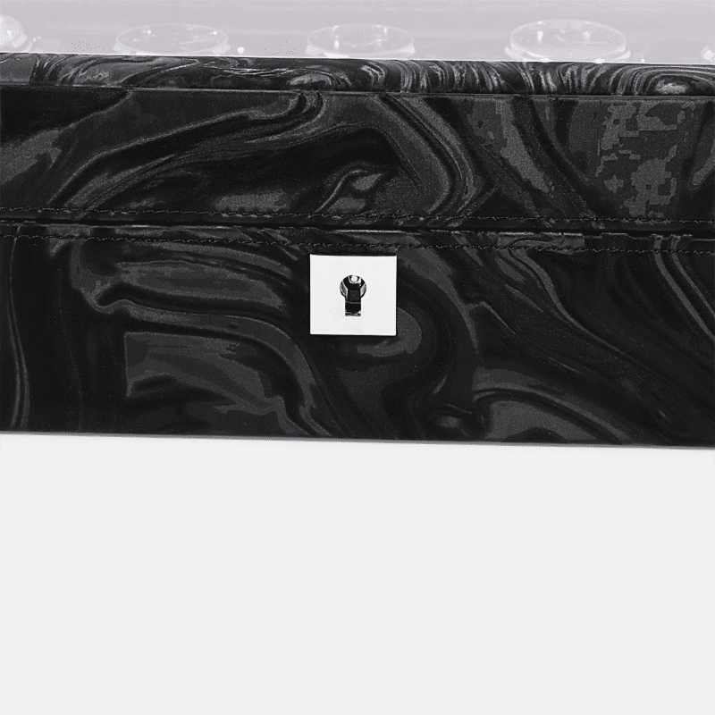 10 Piece Pattern Leather Watch Box