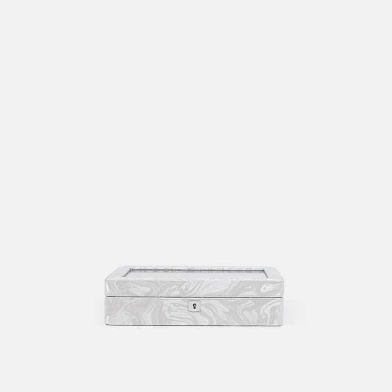 10 Piece Pattern Leather Watch Box