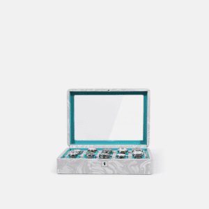 10 Piece Pattern Leather Watch Box