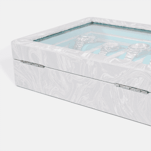 10 Piece Pattern Leather Watch Box