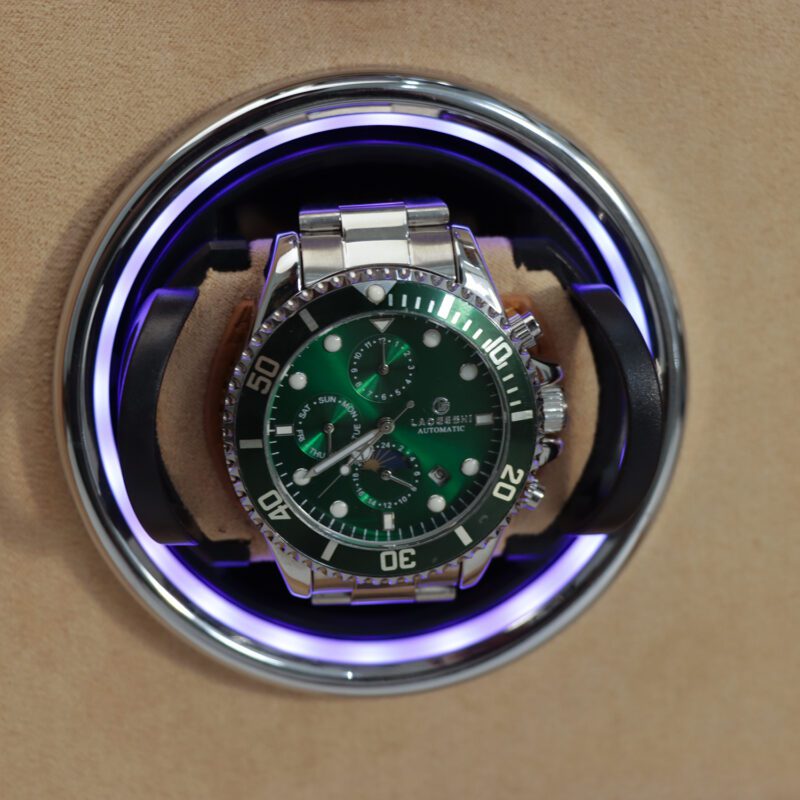 8 Piece Automatic Watch Winder with Storage