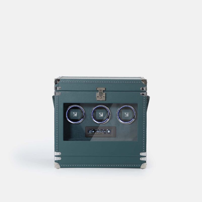 Triple Automatic Watch Winder with Storage