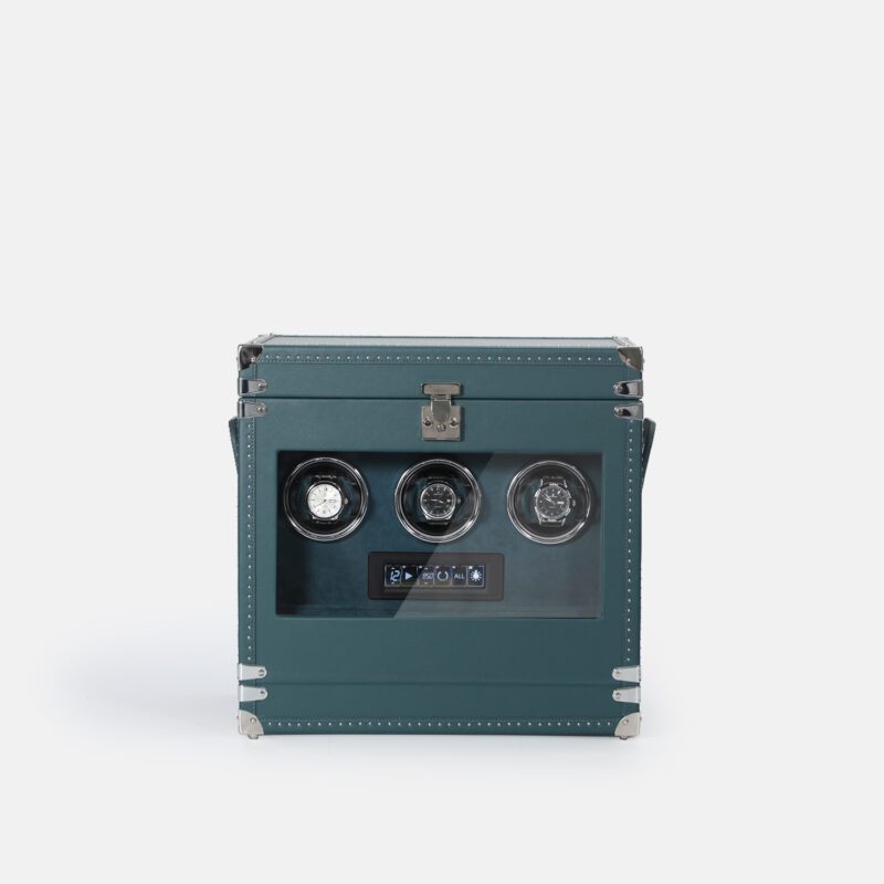 Triple Automatic Watch Winder with Storage