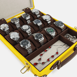 12 Piece Watch Box with Storage