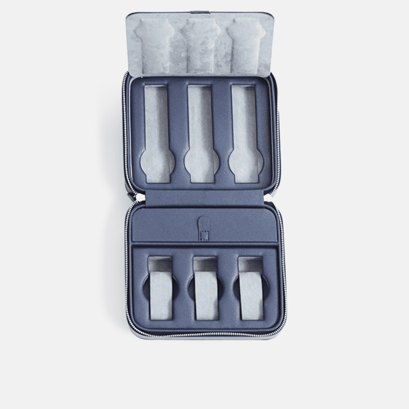 6 Piece Travel Zip Watch Case