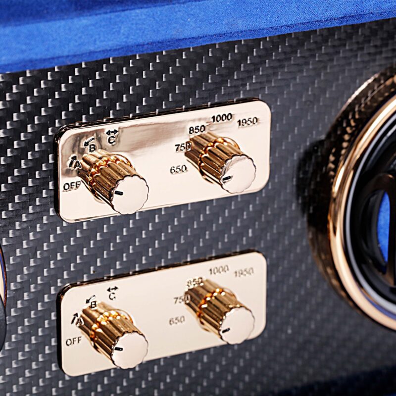 6 Double Automatic Watch Winder with Storage