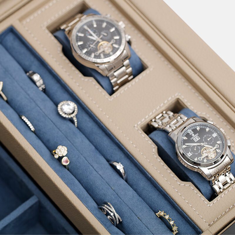 White Safe Case in Cabinet