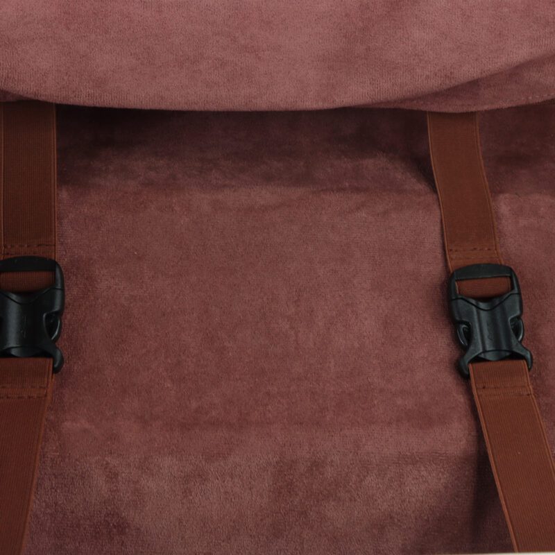 360° Spinner White & Brown Leather Travel Trunk