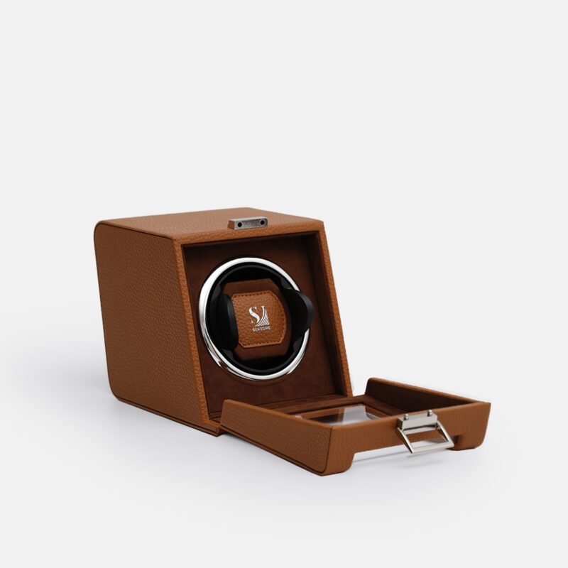 Single Automatic Watch Winder with cover
