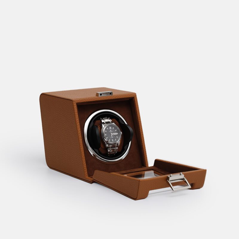 Single Automatic Watch Winder with cover