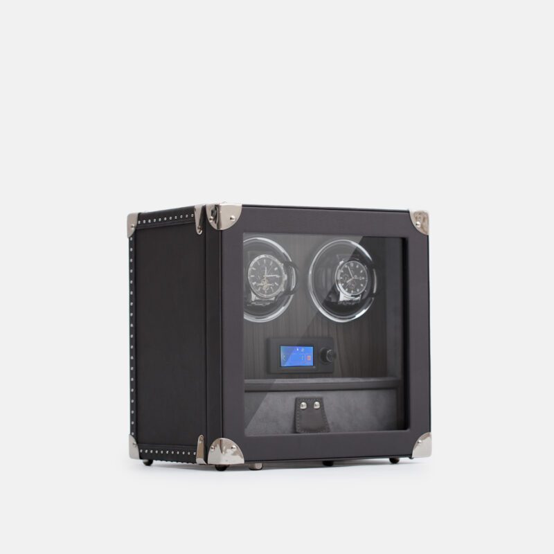 Double Automatic Watch Winder with Storage