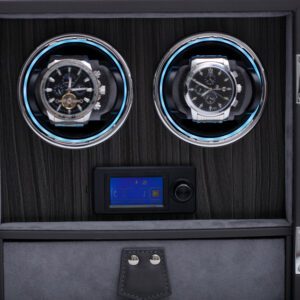 Double Automatic Watch Winder with Storage