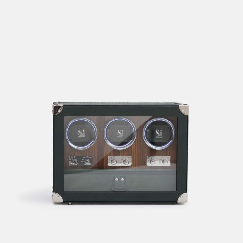 W0105-01001-1 Triple Automatic Watch Winder with Storage