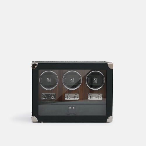 Triple Automatic Watch Winder with Storage