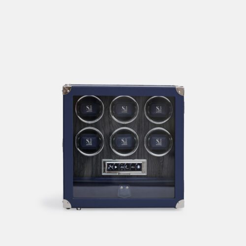 6 Piece Automatic Watch Winder with Storage