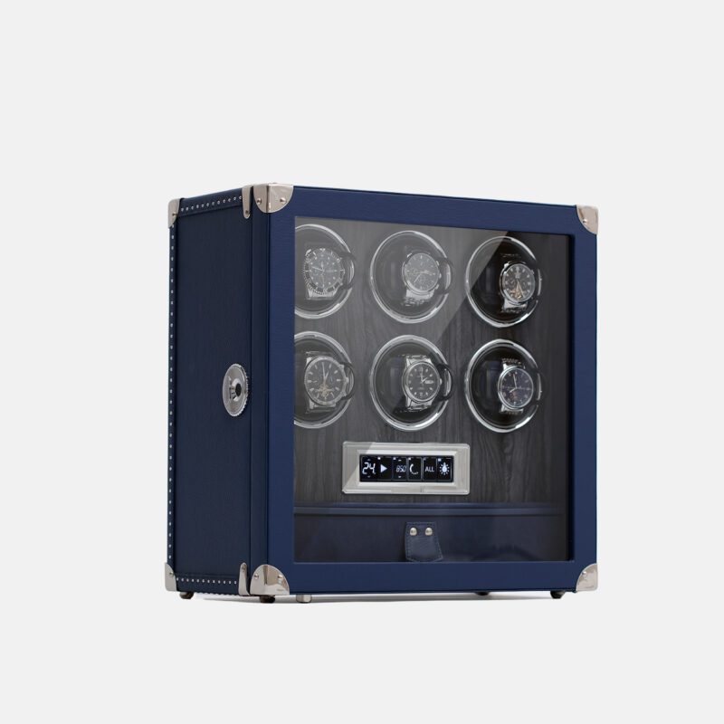 6 Piece Automatic Watch Winder with Storage