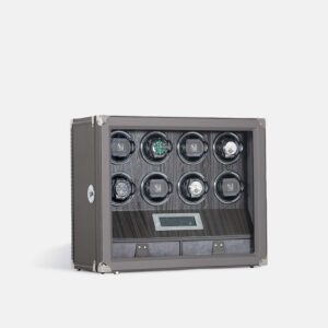 8 Piece Automatic Watch Winder with Storage