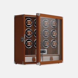 12 Piece Automatic Watch Winder with Storage