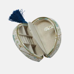 Bird Print Zipper Jewelry Box