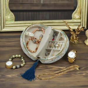 Bird Print Zipper Jewelry Box