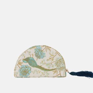 Bird Print Zipper Jewelry Box