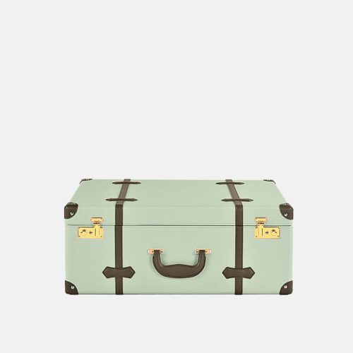 Retro Green Spacious Travel Trunk