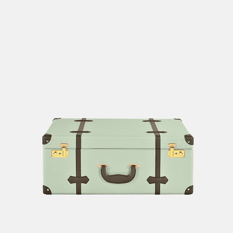 Retro Green Spacious Travel Trunk