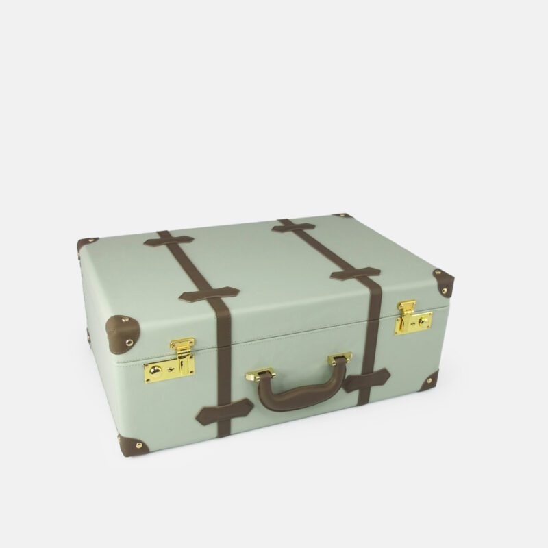 Retro Green Spacious Travel Trunk