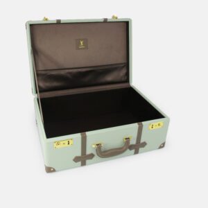 Retro Green Spacious Travel Trunk